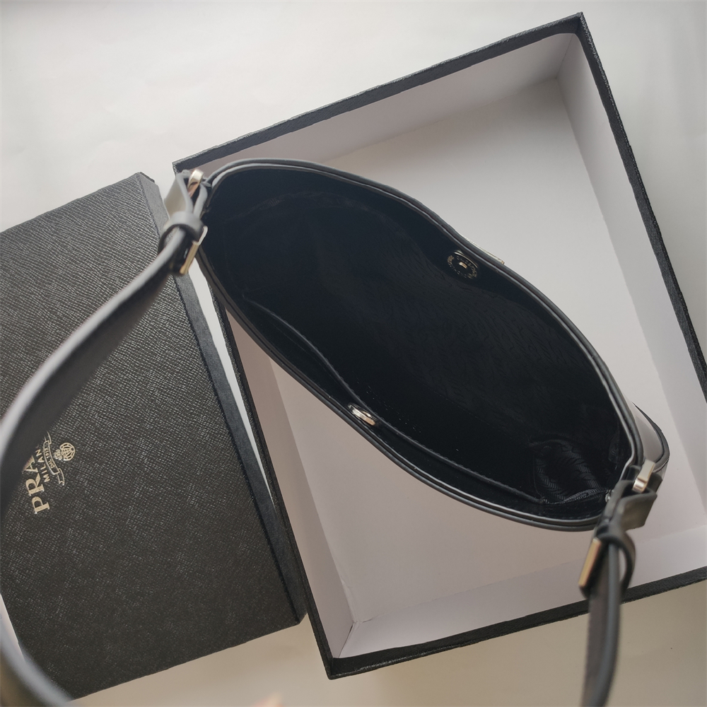 Prada Cleo Patent Leather Shoulder Bag