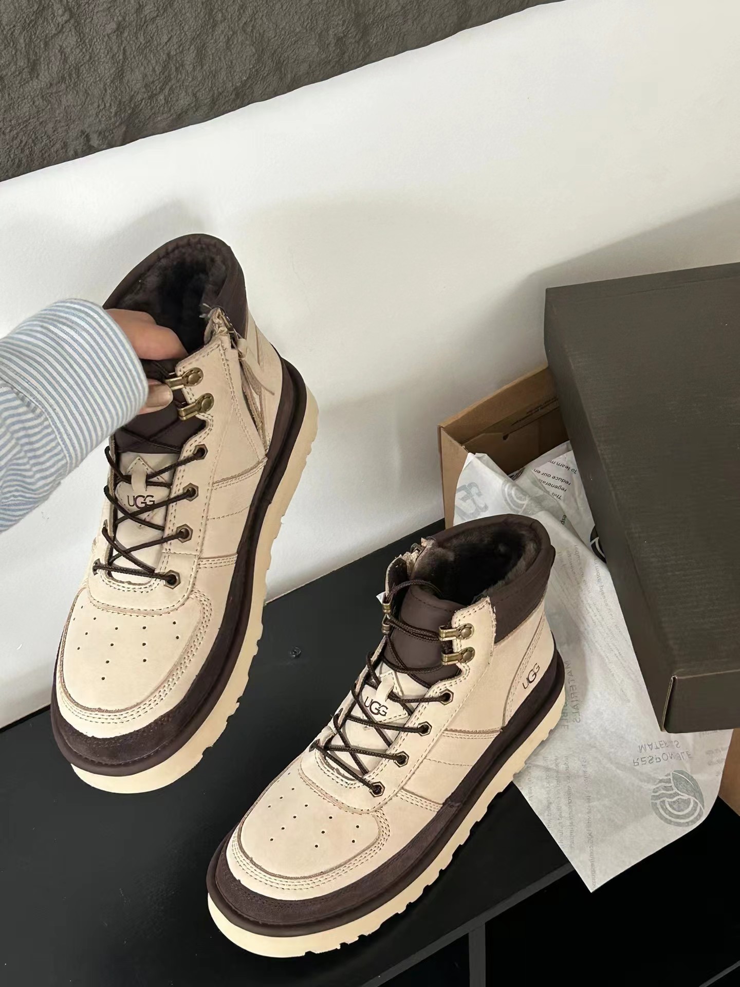 Top Quality UGG Highland Boot 'Beige Brown'