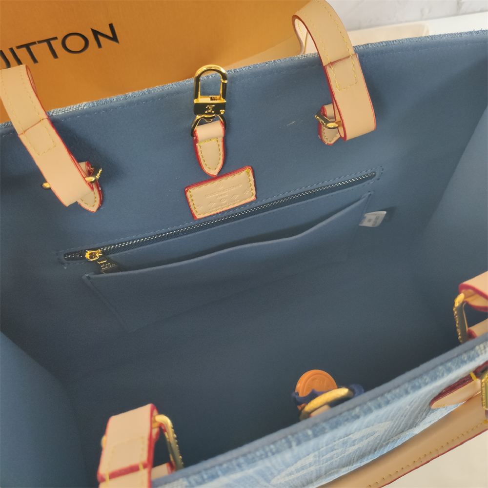 Louis Vuitton Denim Tote Bag