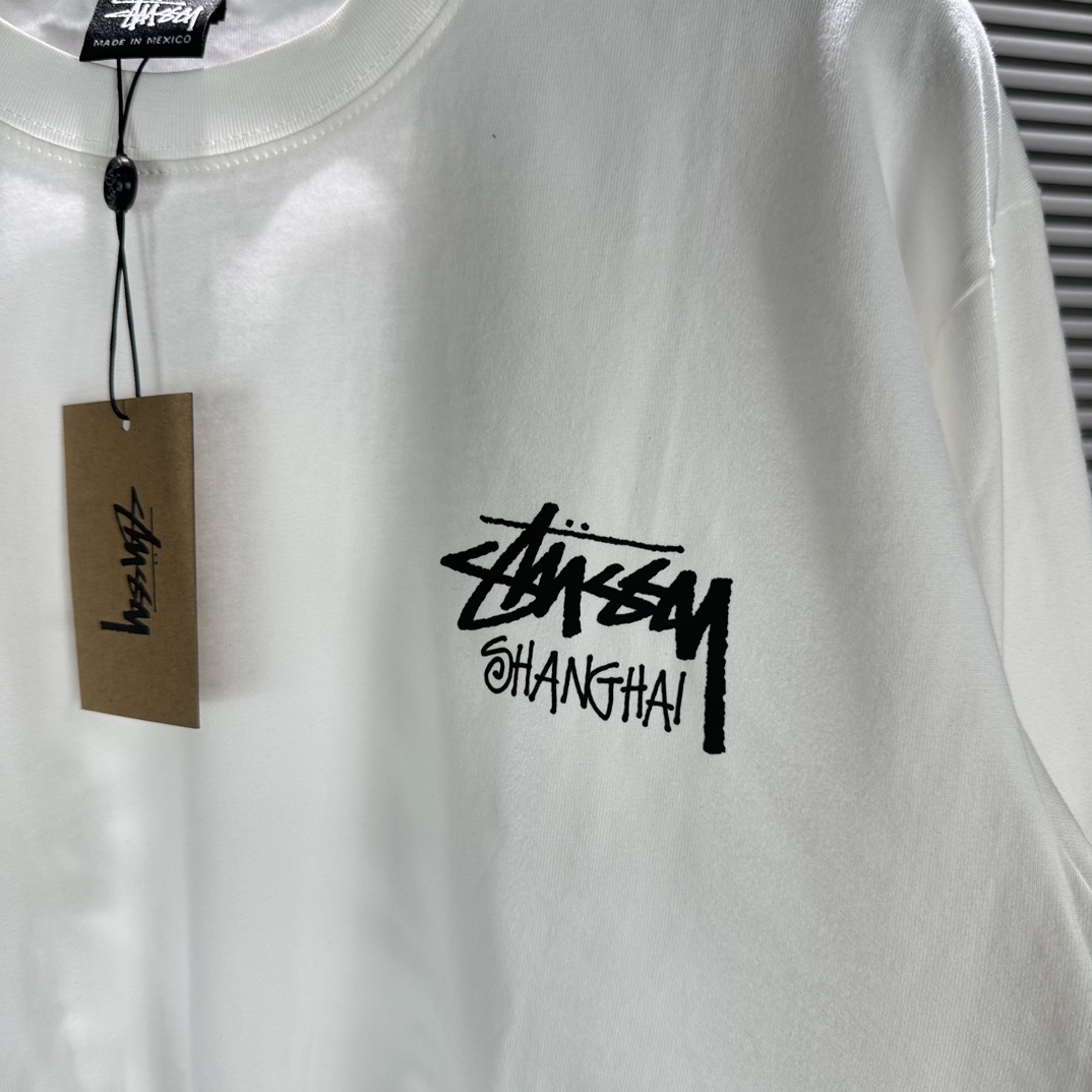 Stussy FW24 Loose round neck long sleeved T-shirt unisex