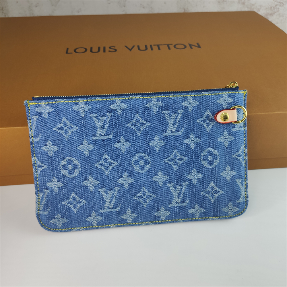 Louis Vuitton denim Moon Odeo Moneygram bag