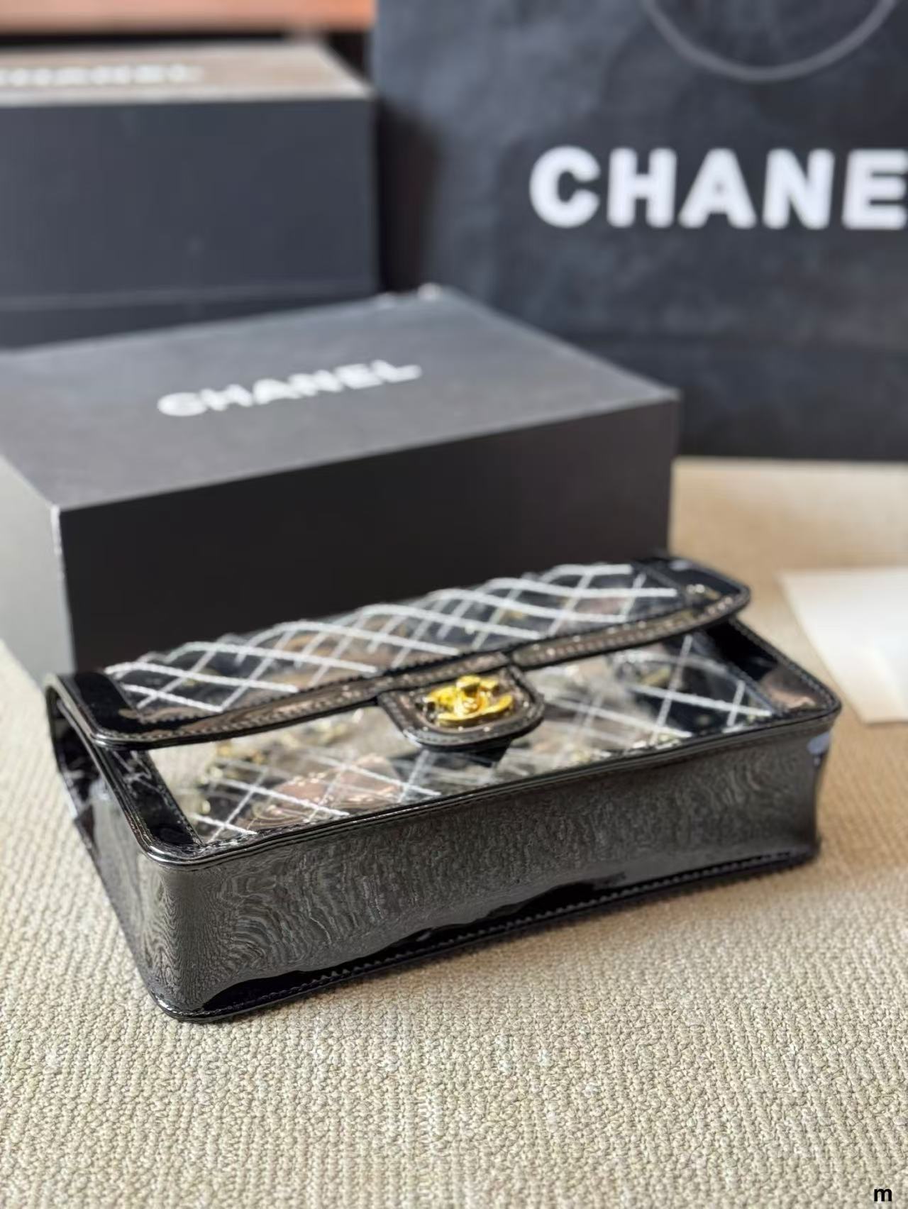 Chanel Clear CF Jelly bag