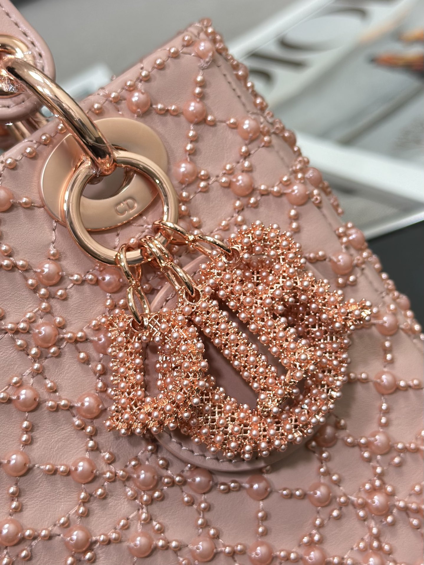 Top version Lady Dior handbag