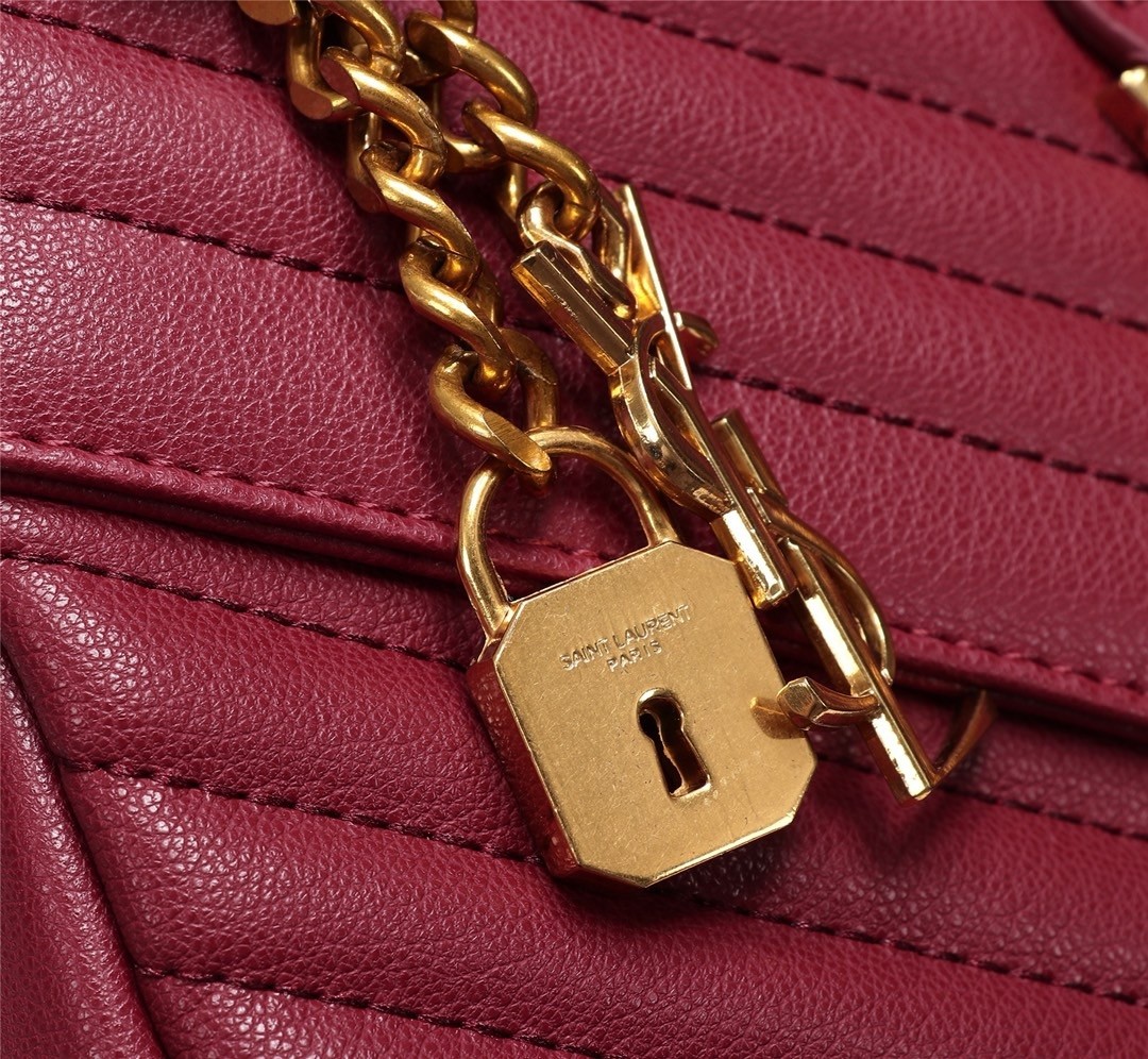 YSL Saint Laurent College medium chain bag