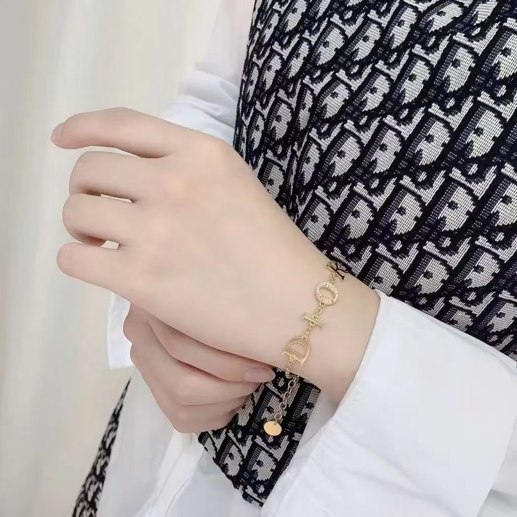 Dior logo Letter bracelet
