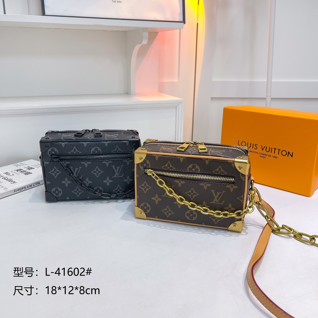LV box shoulder bag