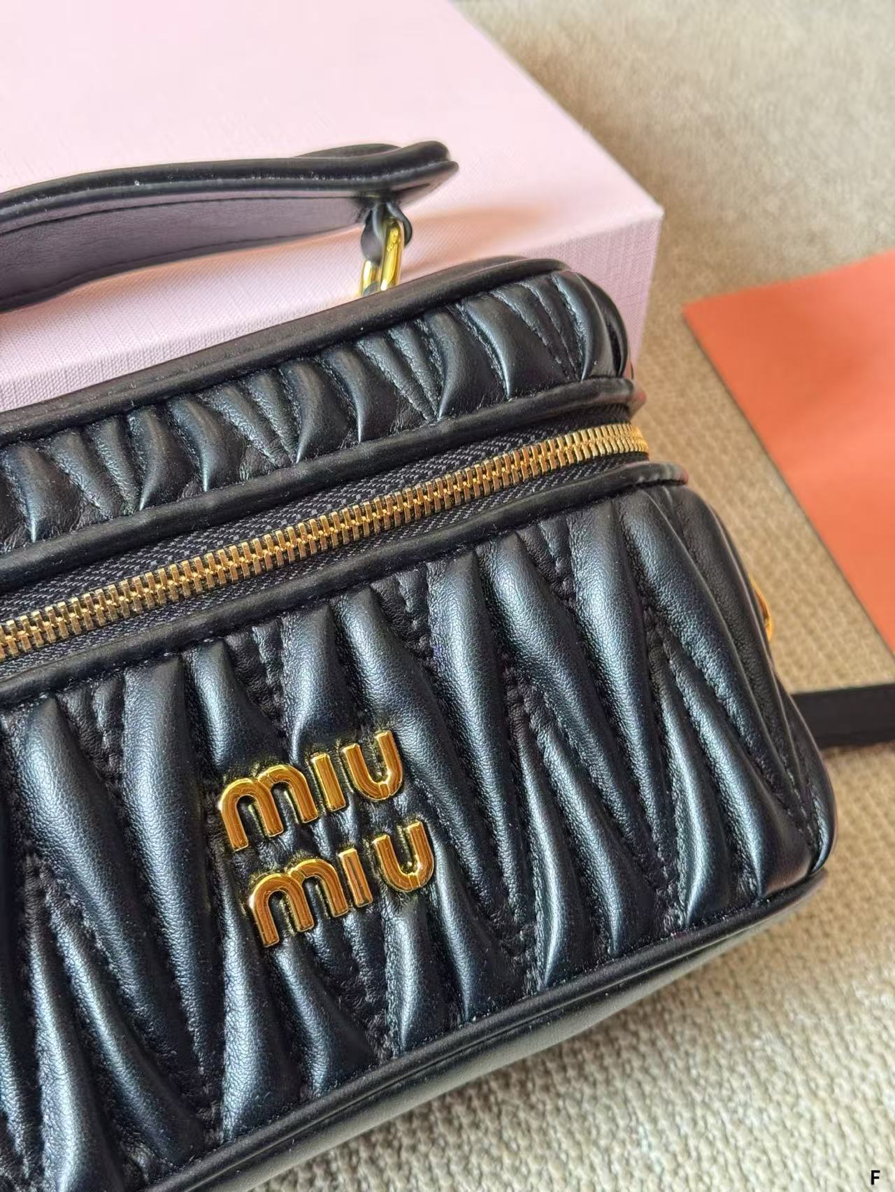 Miumiu Square box makeup bag