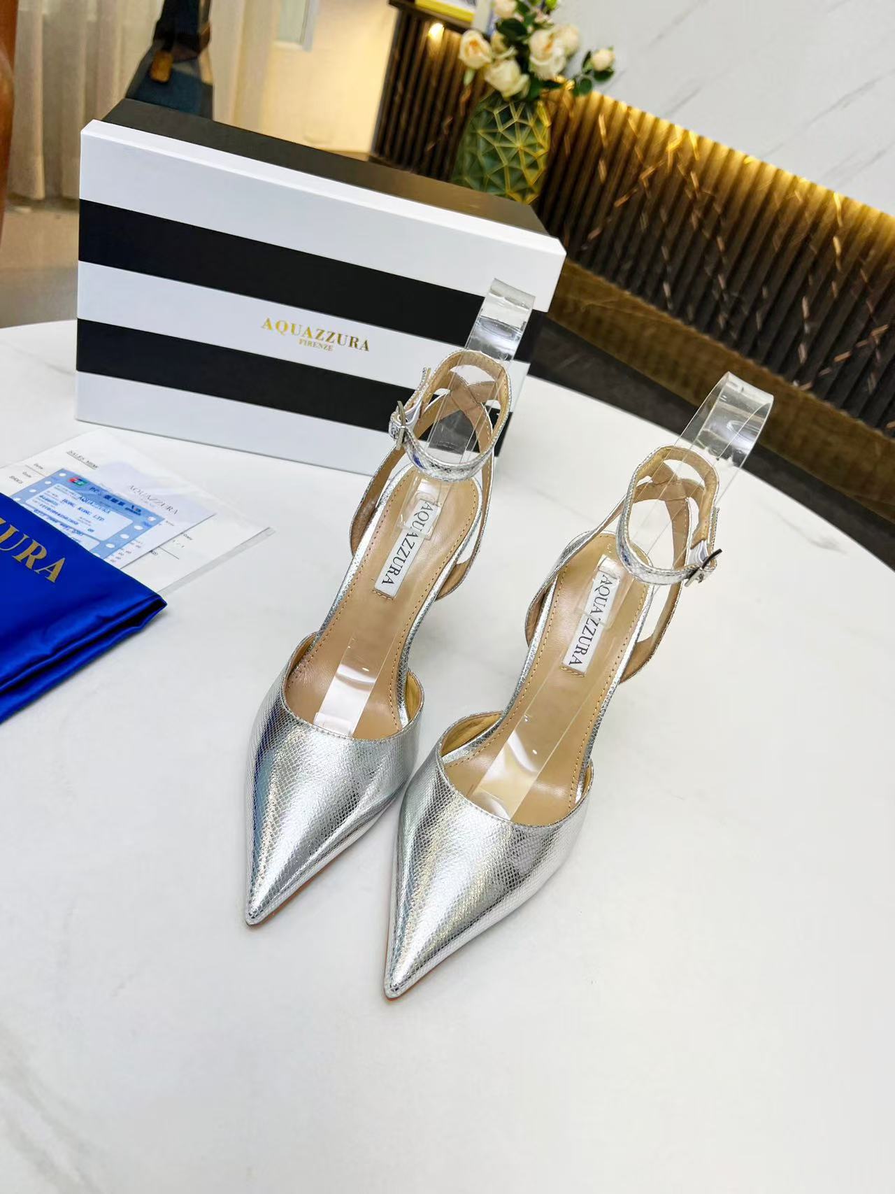 Aquazzura Crystal Heels