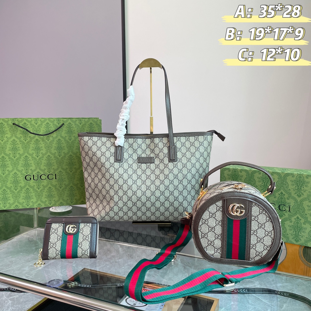 Gucci three piece combination set