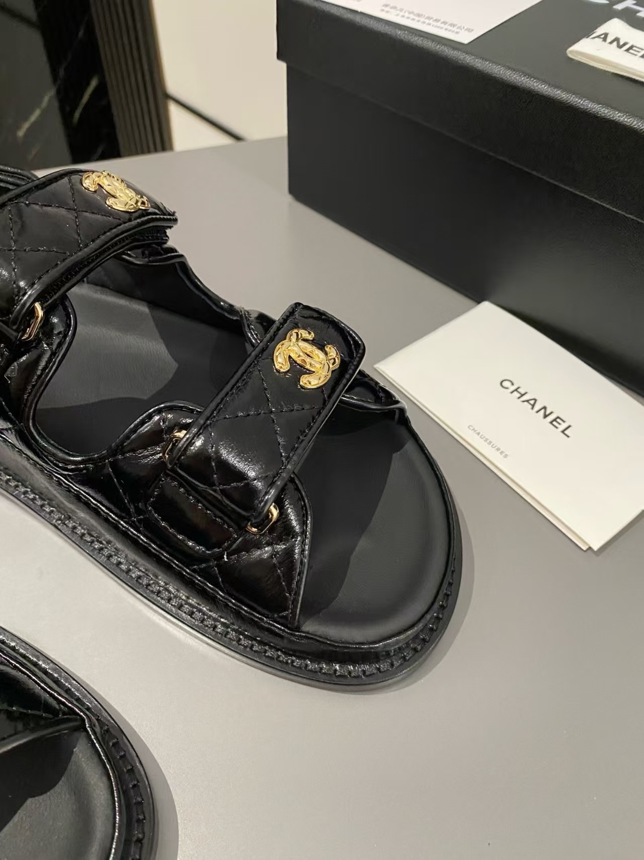 Chanel top version Classic Beach Shoes