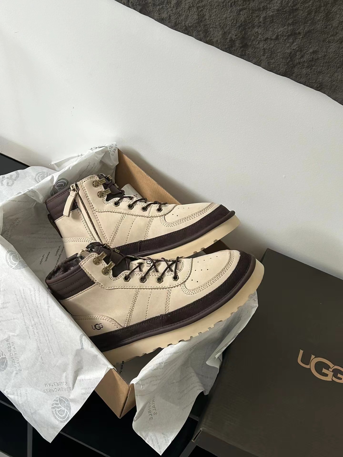 Top Quality UGG Highland Boot 'Beige Brown'