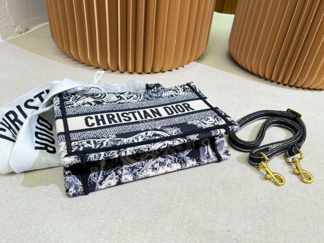 Replica DIOR Book Tote Oblique Canvas Mini Bag