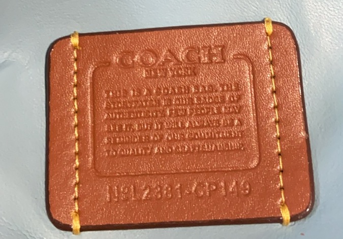 Coach quilting tabby