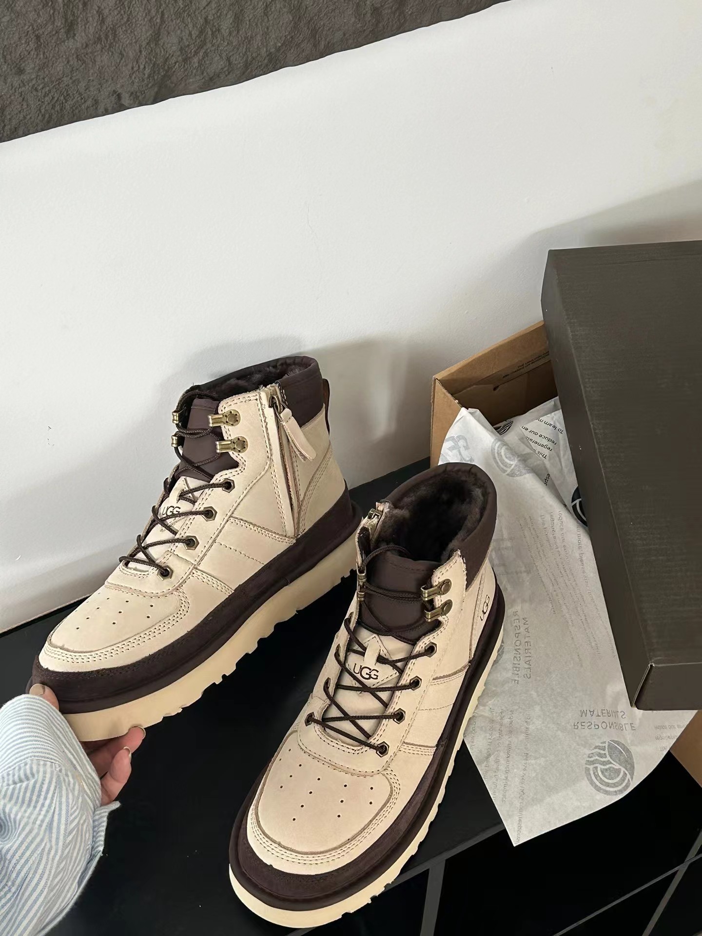 Top Quality UGG Highland Boot 'Beige Brown'