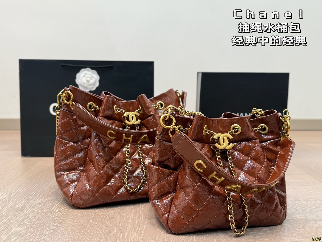 Replica -Chanel drawstring bucket bag