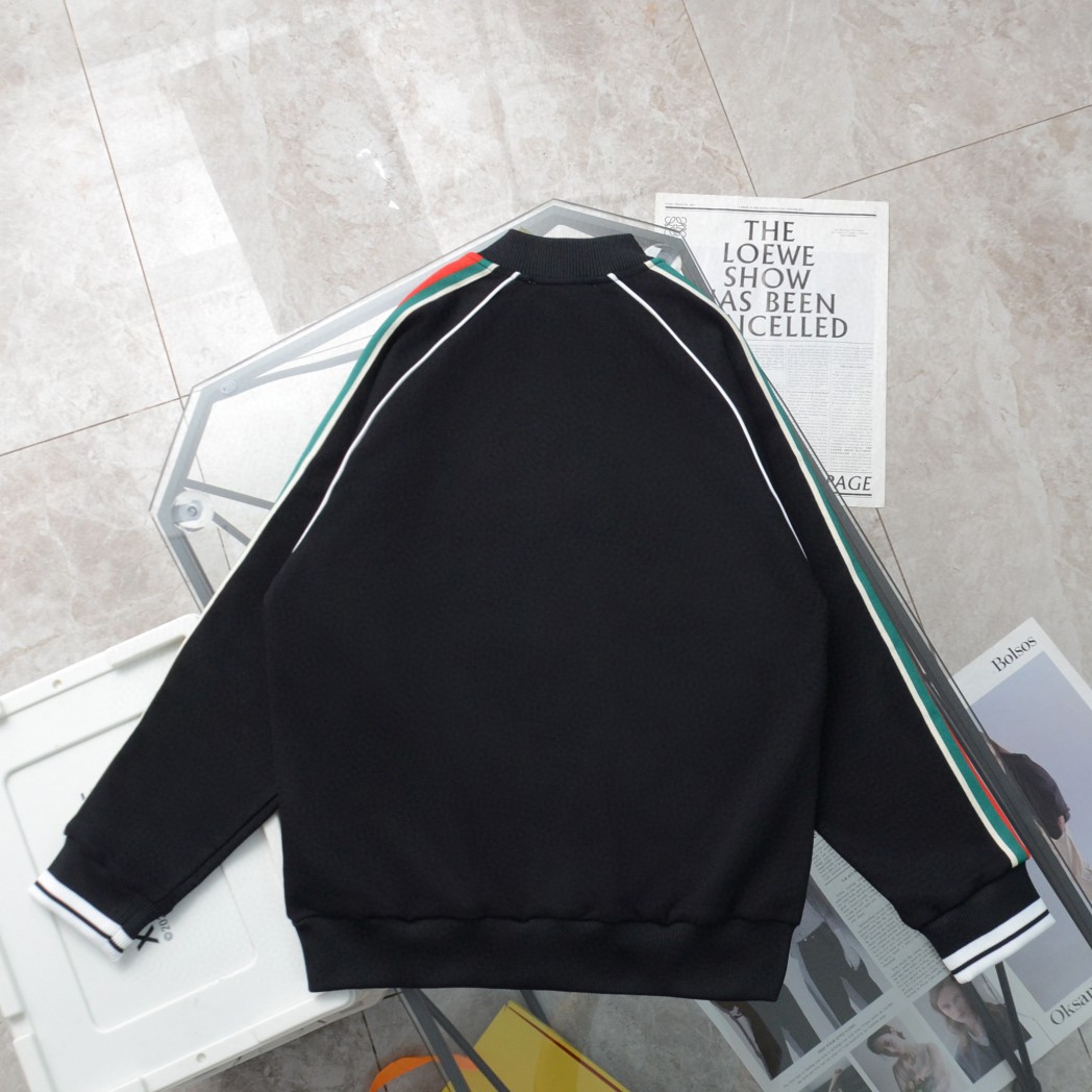 Replica Gucci classic Double GLogo with stand collar coat hoodie