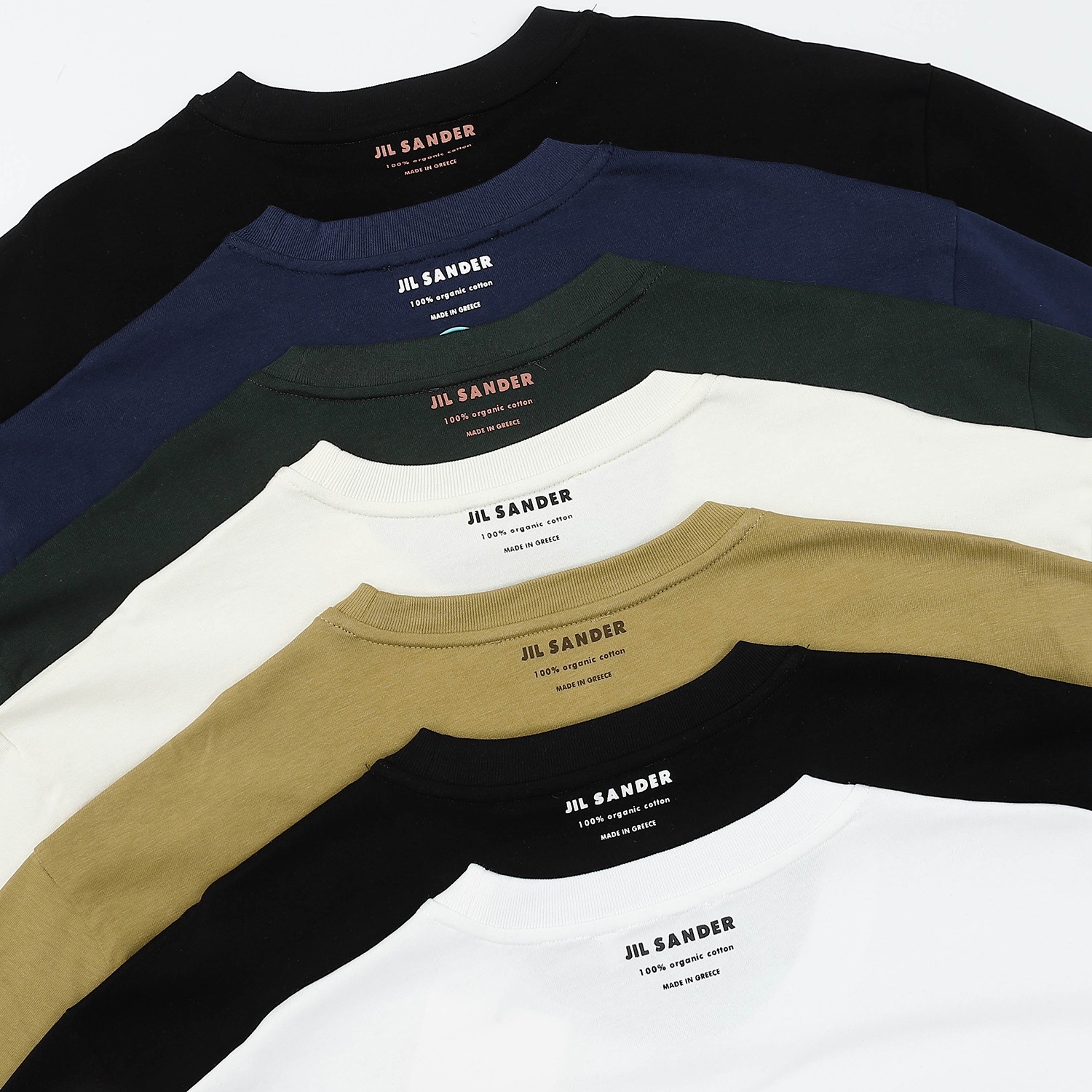 JILSANDER Spring/summer new monogrammed T-shirt for men and women