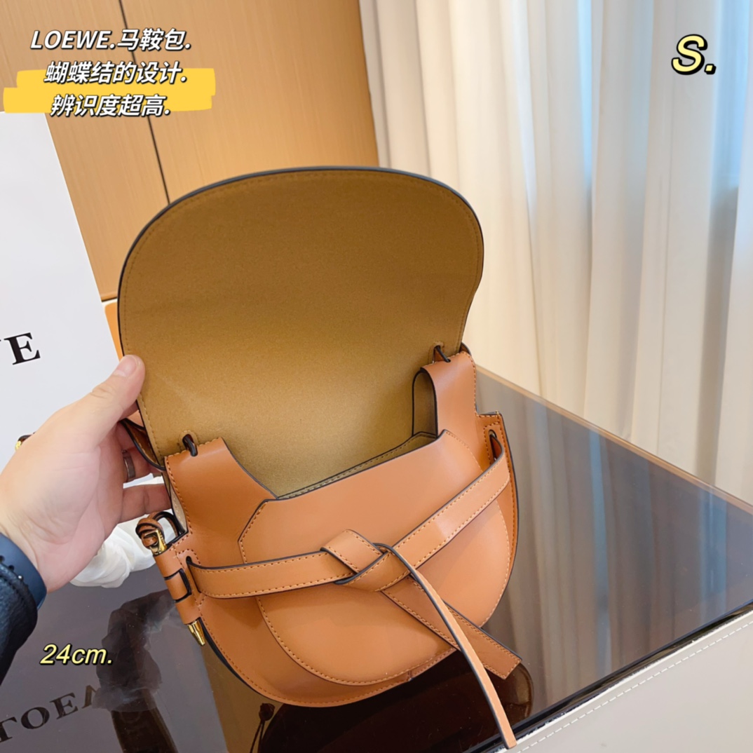 Replica Loewe Gate Small Canvas Jacquard-Trimmed Leather Shoulder Bag