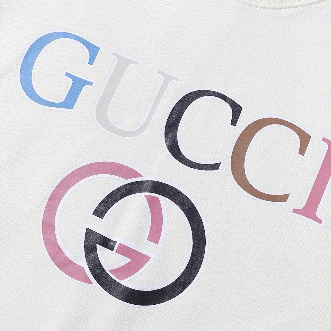 Replica GUCCI printed crew-neck hoodie