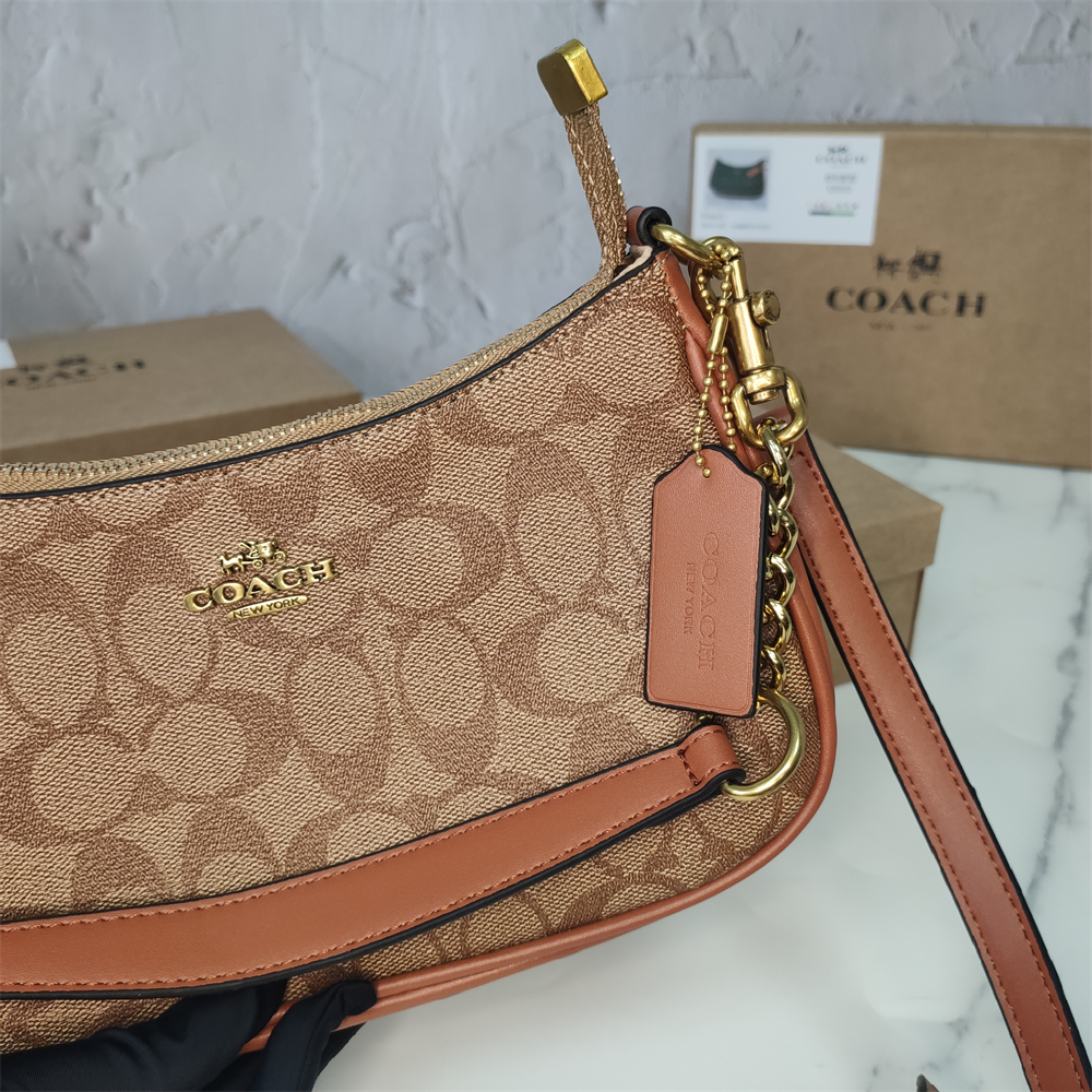 Coach Teri Shoulder Bag In Signature Canvas