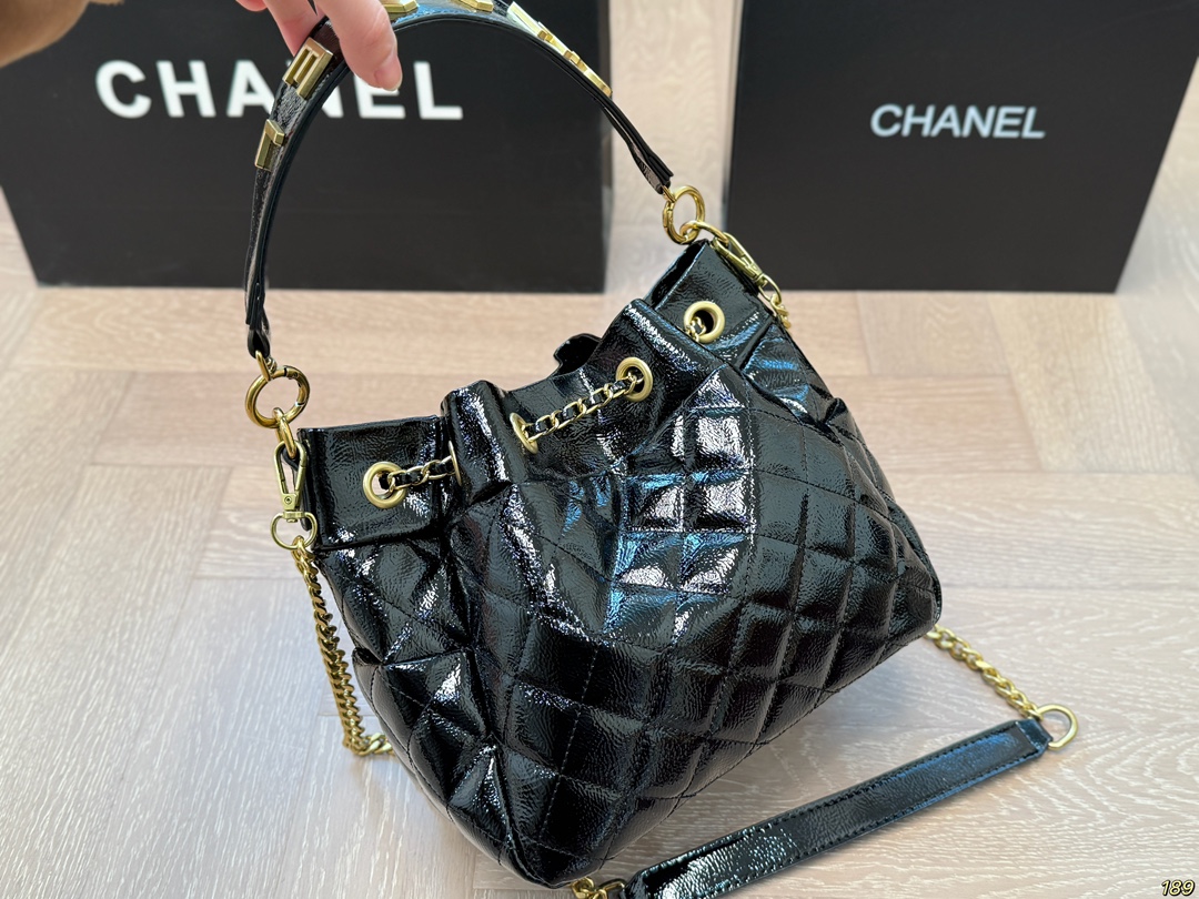 Replica -Chanel drawstring bucket bag