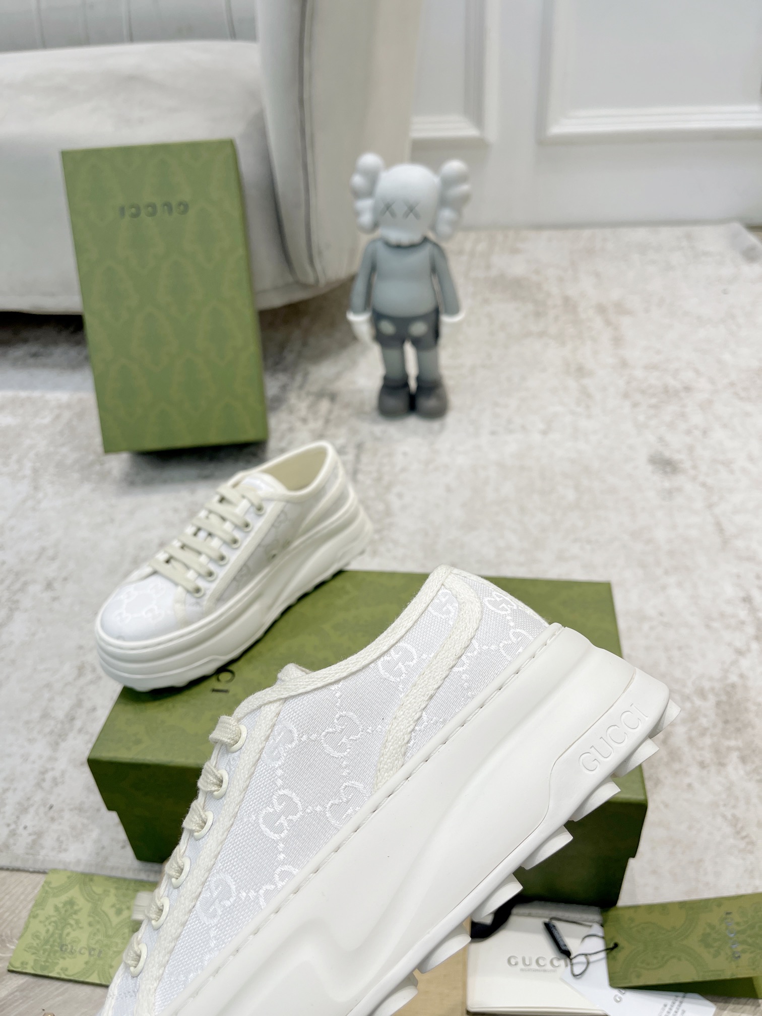 Gucci GG Printed Platform Sneakers for Women
