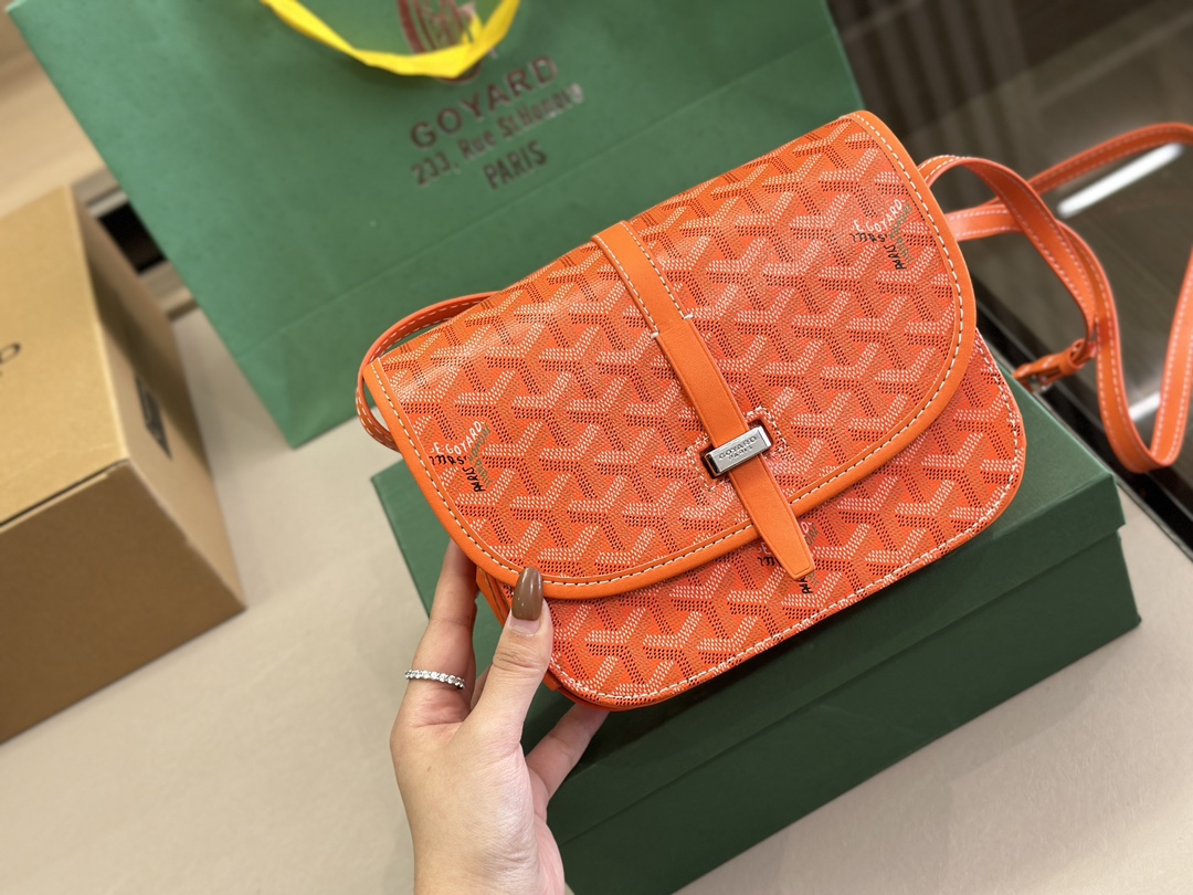 Goyard saddle bag