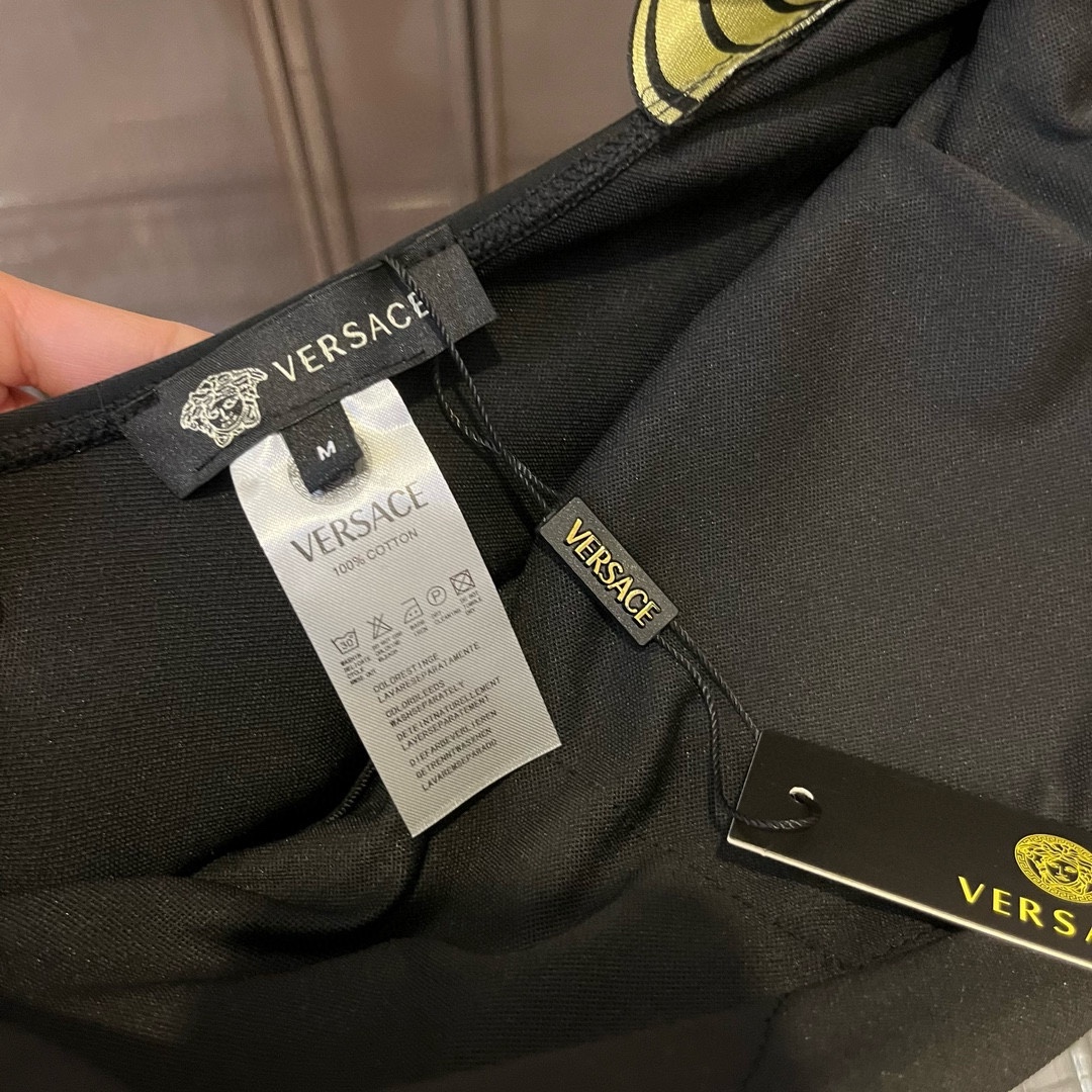 Versace one piece swimsuit.