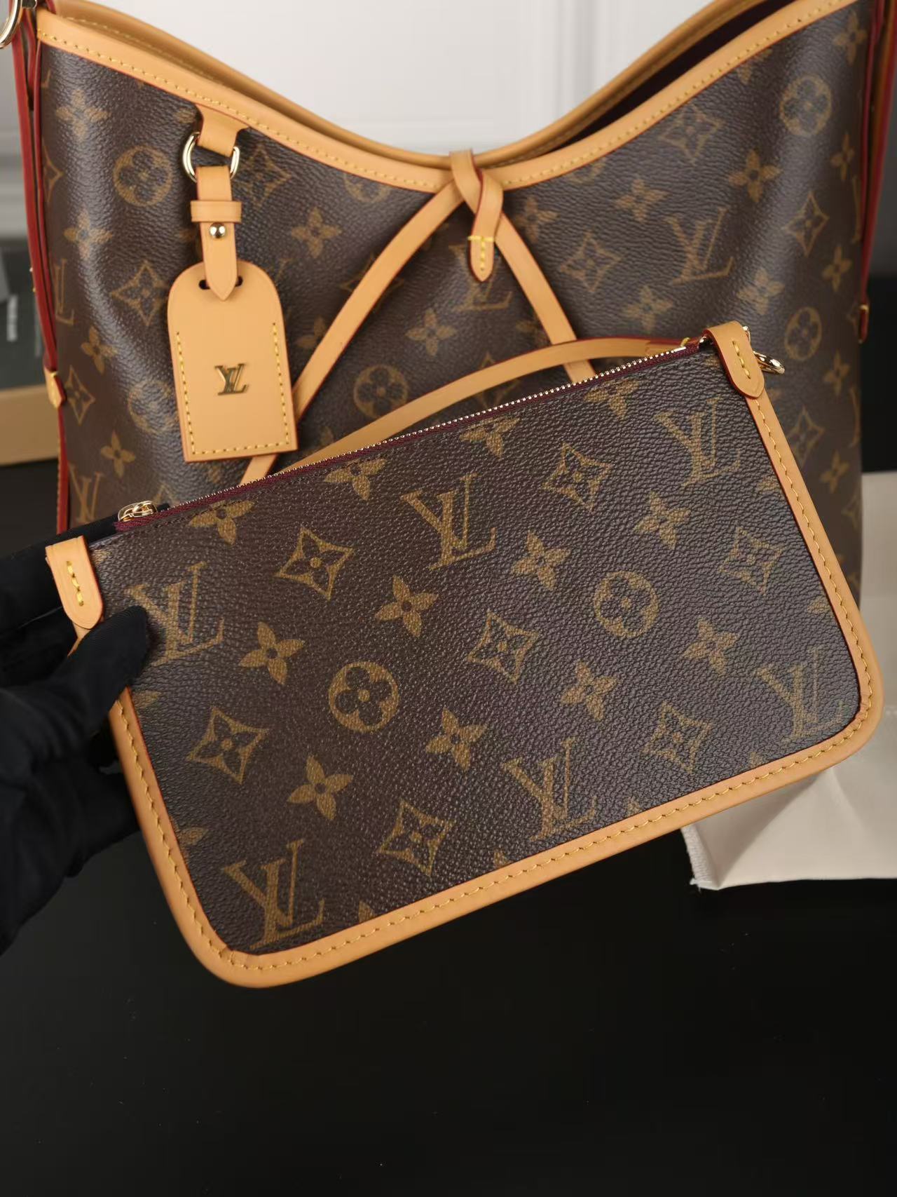 LV Carryall shopping Handbag shoulder carrier bag