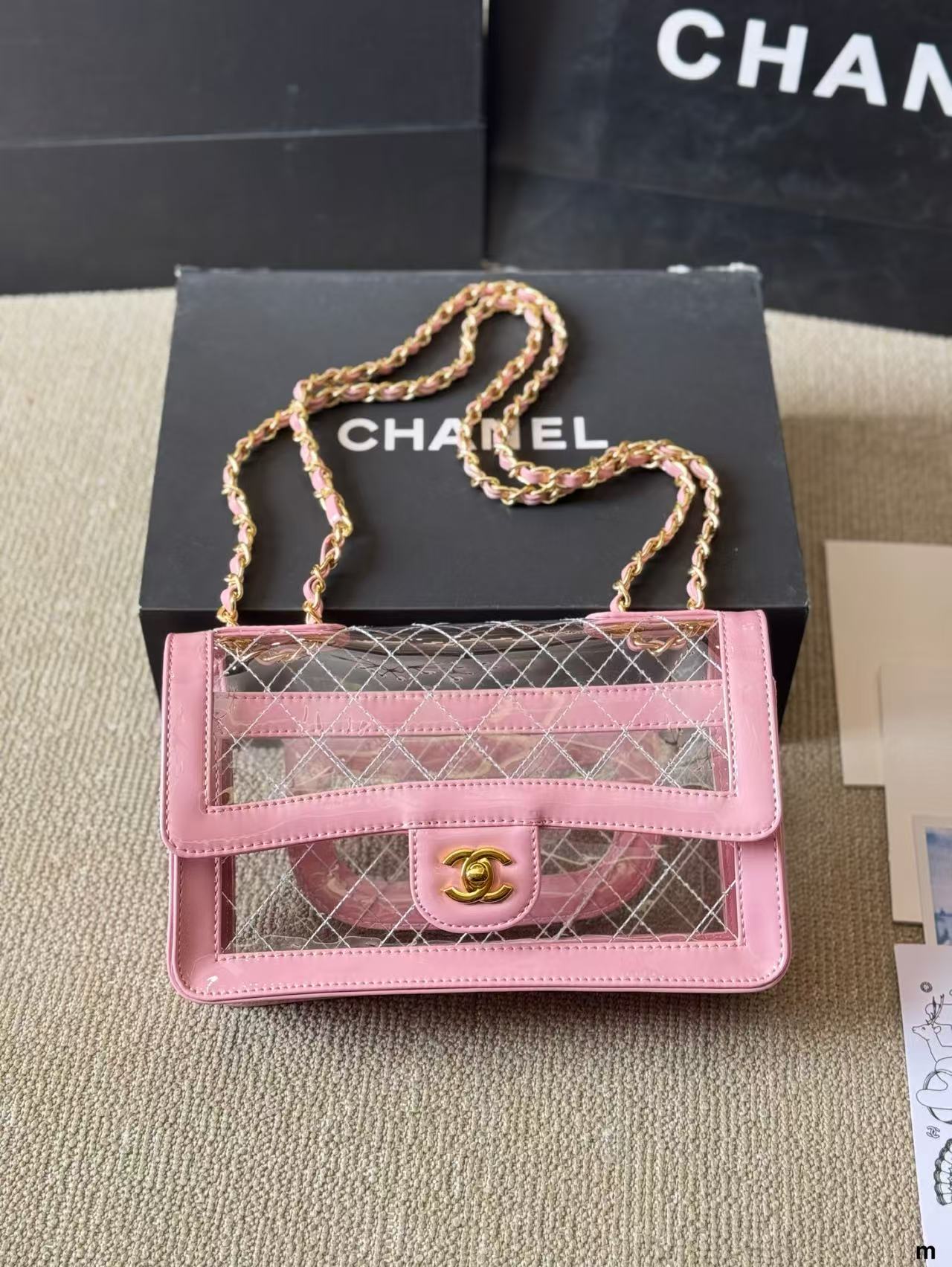 Chanel Clear CF Jelly bag