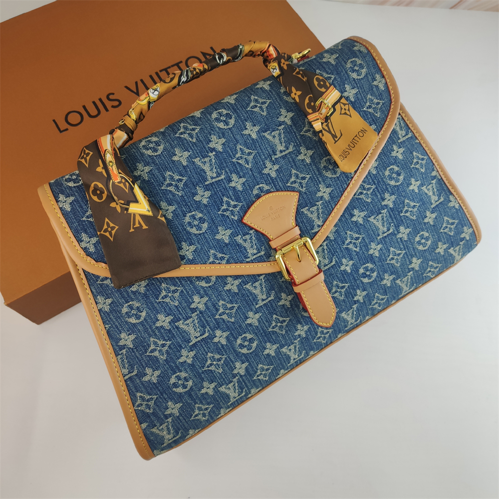 LV Louis Vuitton Denim Nurse Bag