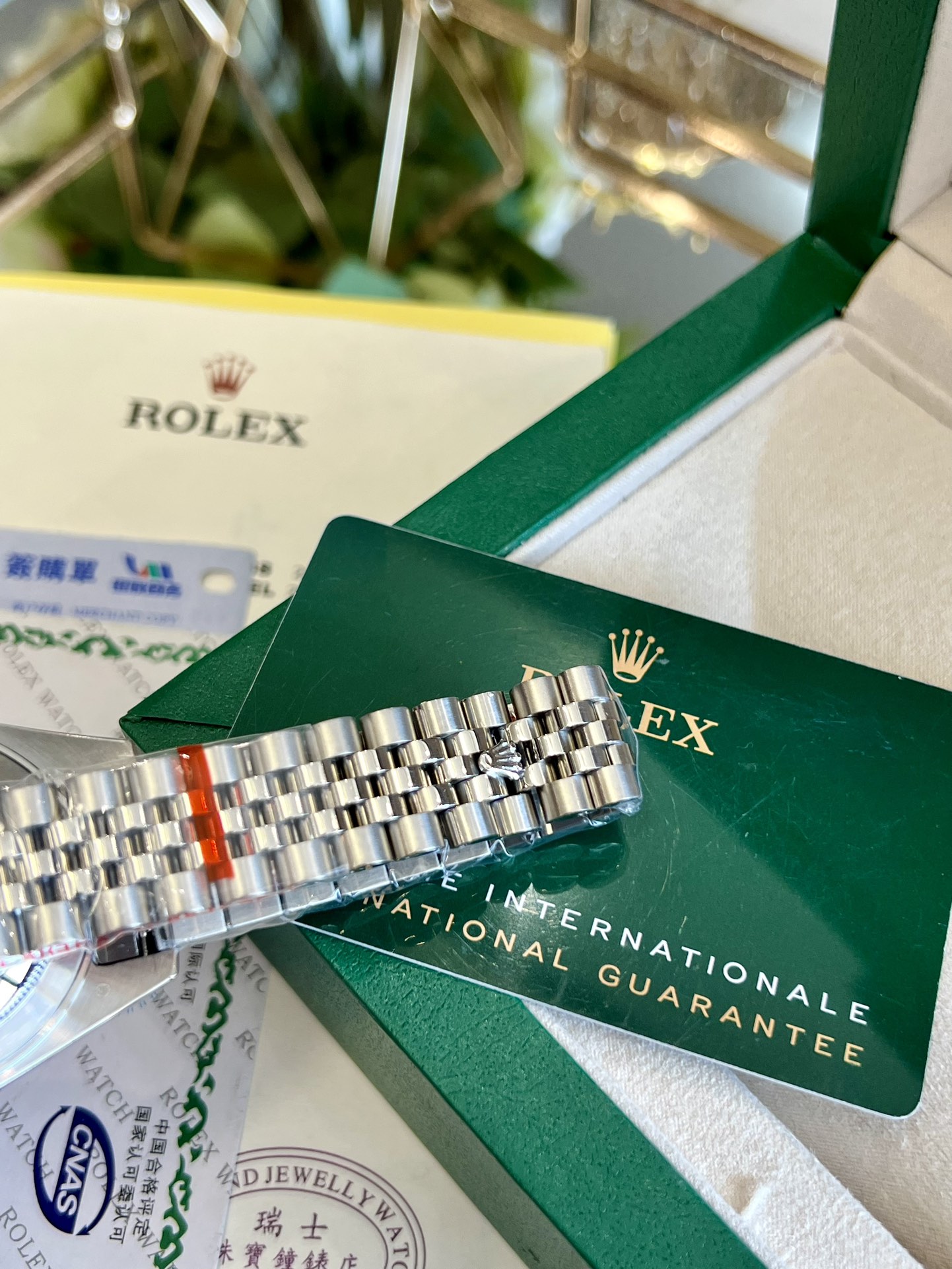 Replica Rolex Datejust Blue Dial Jubilee 18K White Gold Bezel Watch