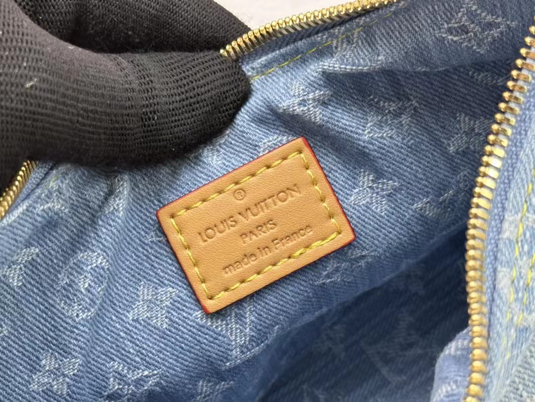 Louis Vuitton denim Moon Odeo Moneygram bag