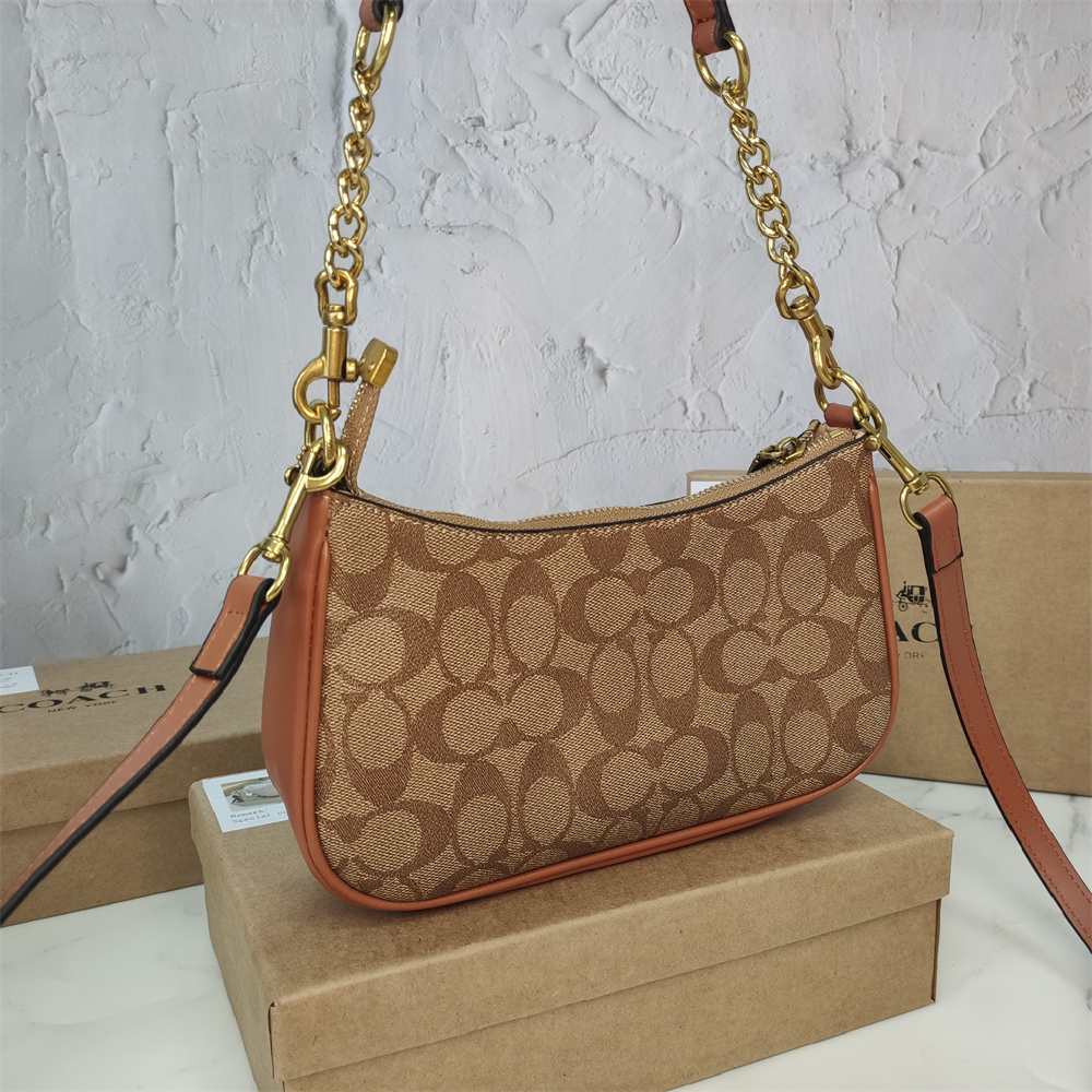 Coach Teri Shoulder Bag In Signature Canvas