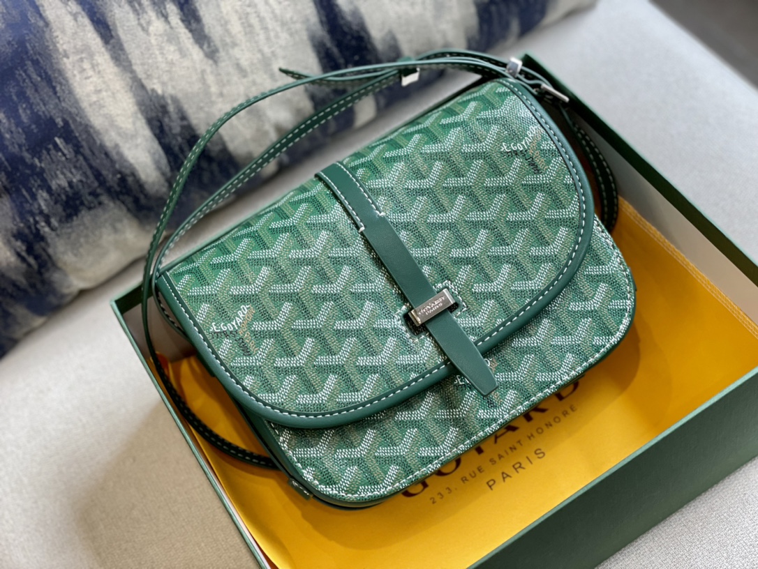 Goyard saddle bag