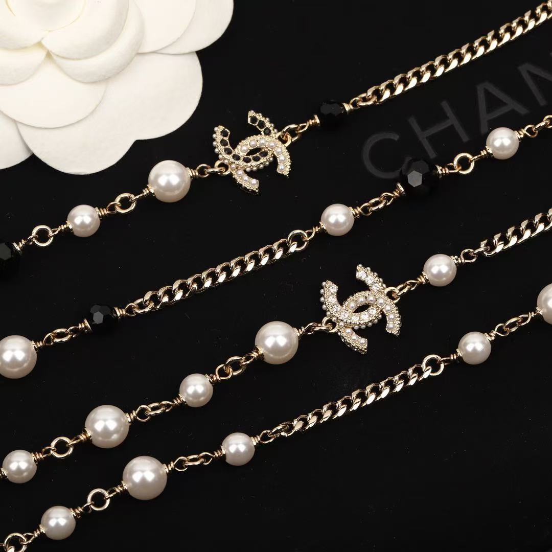 Chanel Love Pearl Necklace necklace