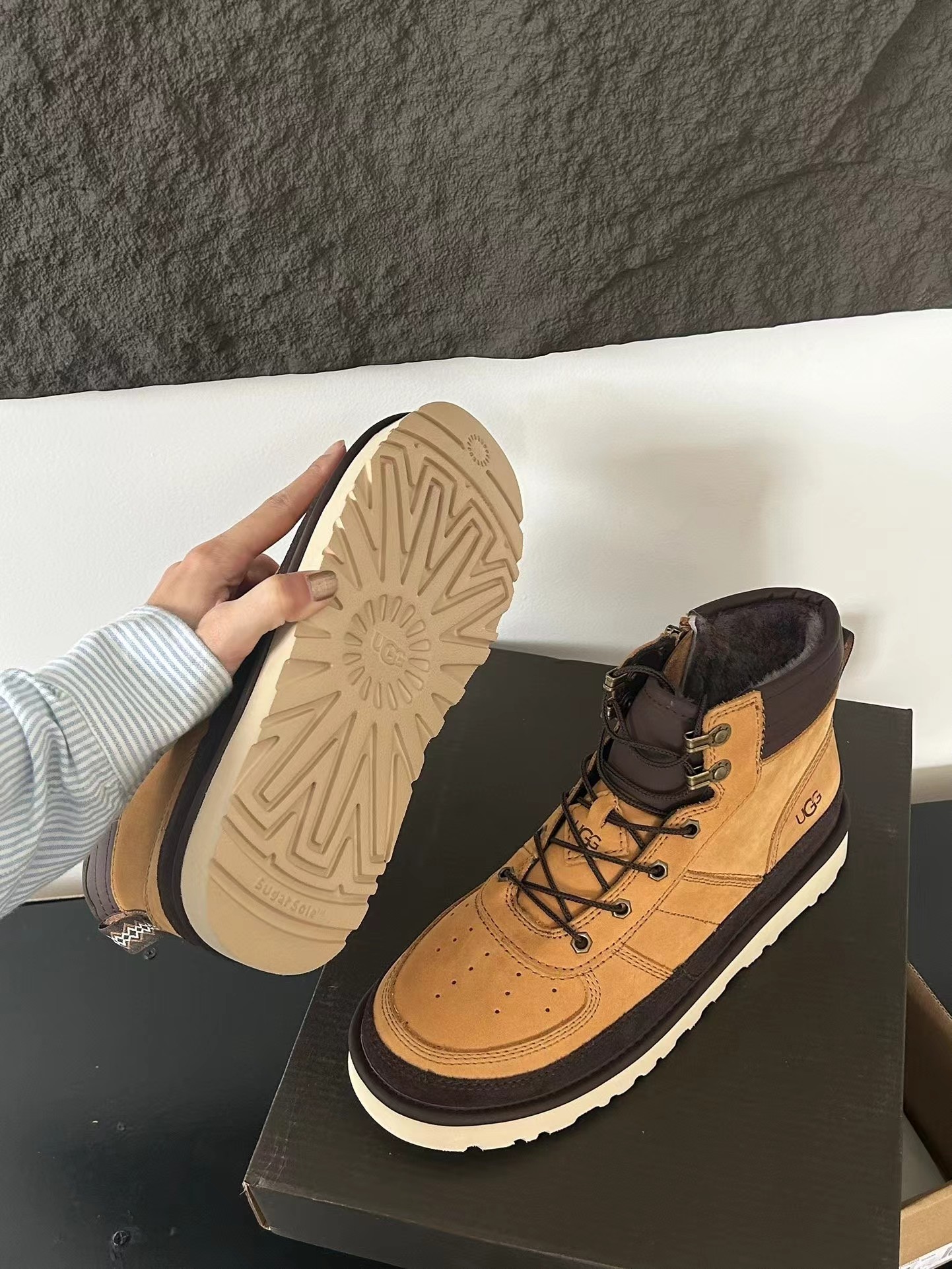 Top Quality UGG Highland Boot 'Beige Brown'