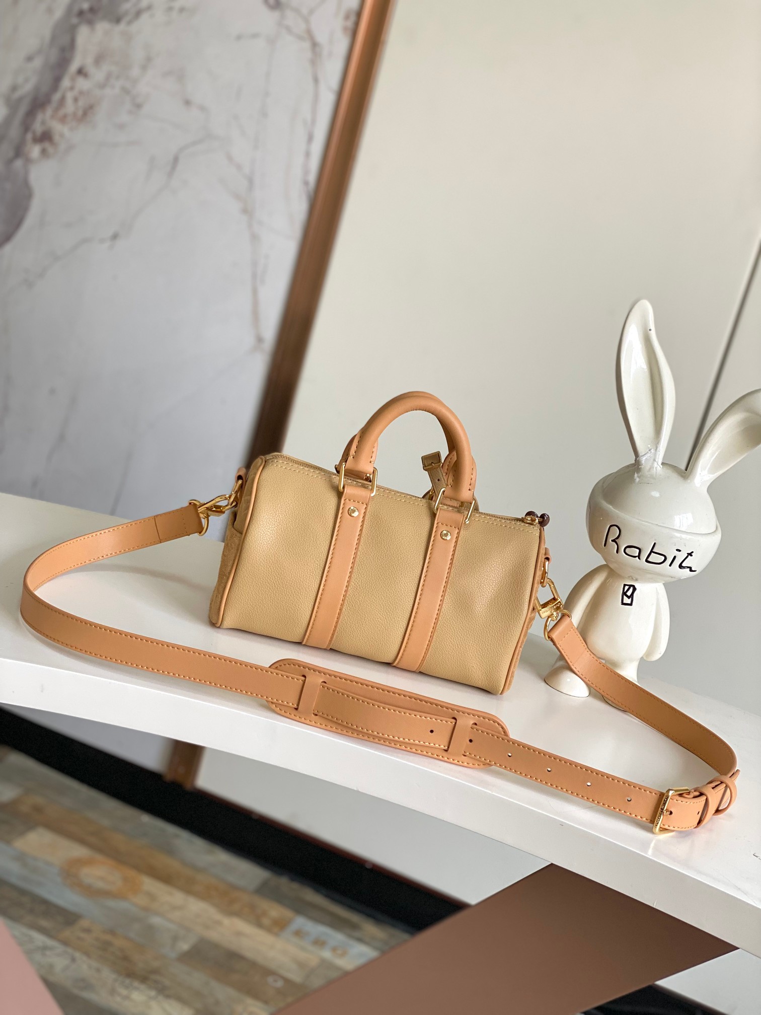 High quality original LV Keepall Bandoulière 25 bag