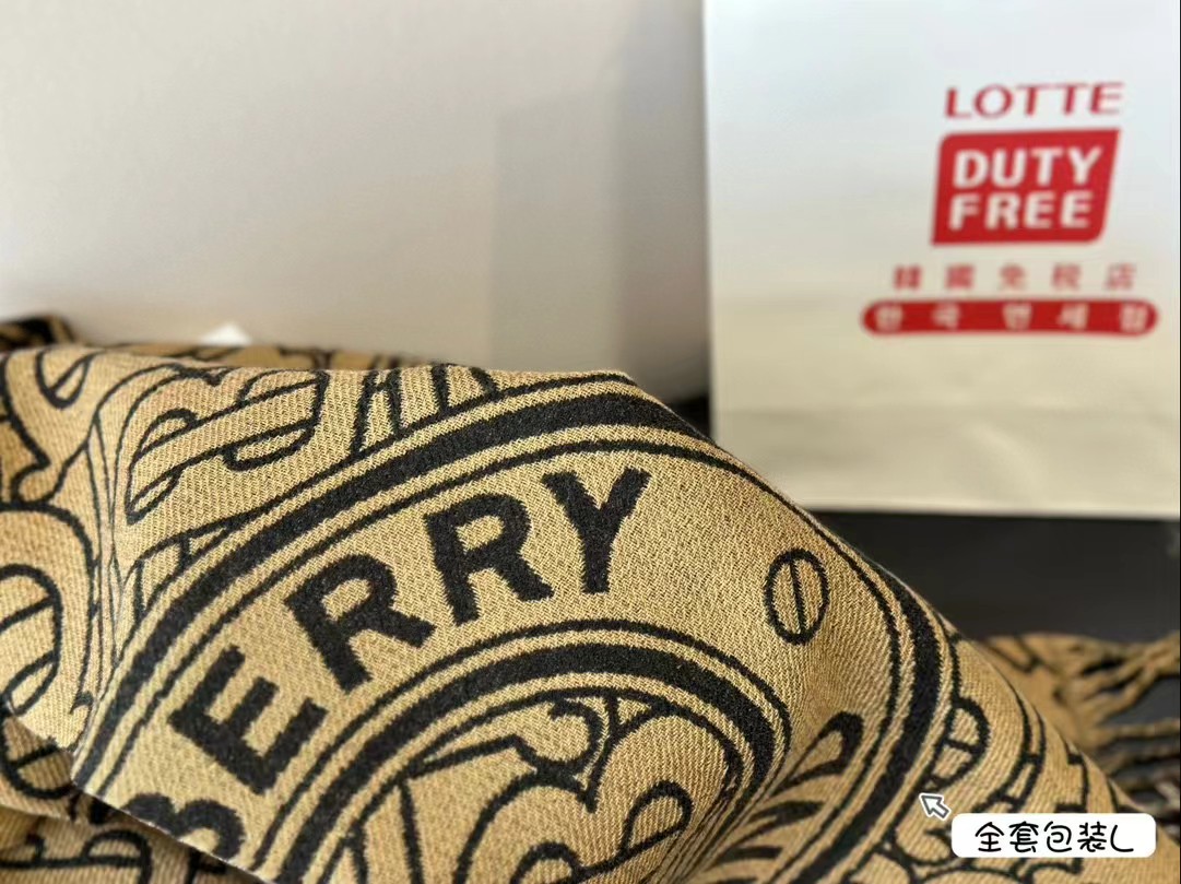 Replica Burberry Check Cashmere Scarf