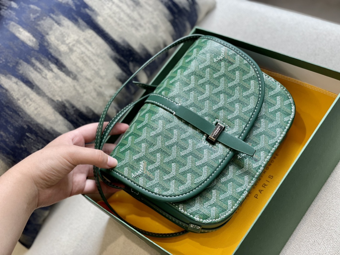 Goyard saddle bag