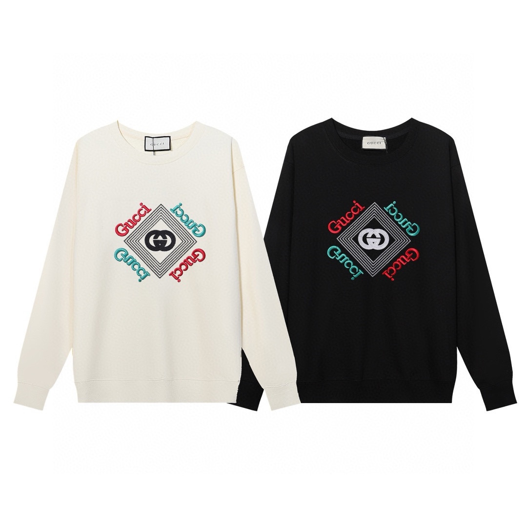 Replica GUCCI printed crew-neck hoodie