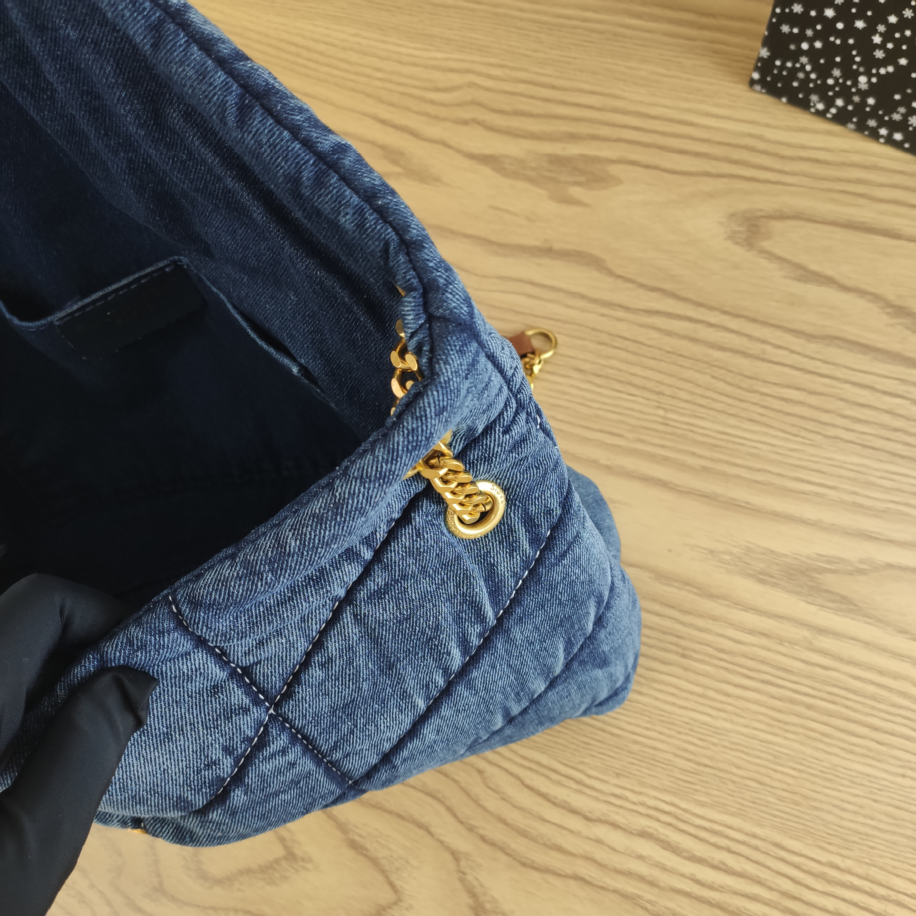 YSL loulou cowboy chain bag