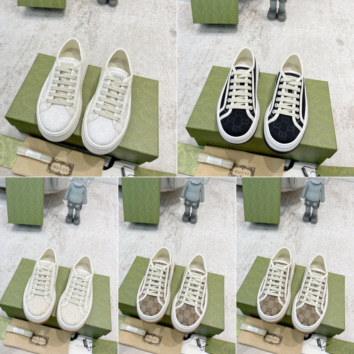 Gucci GG Printed Platform Sneakers for Women