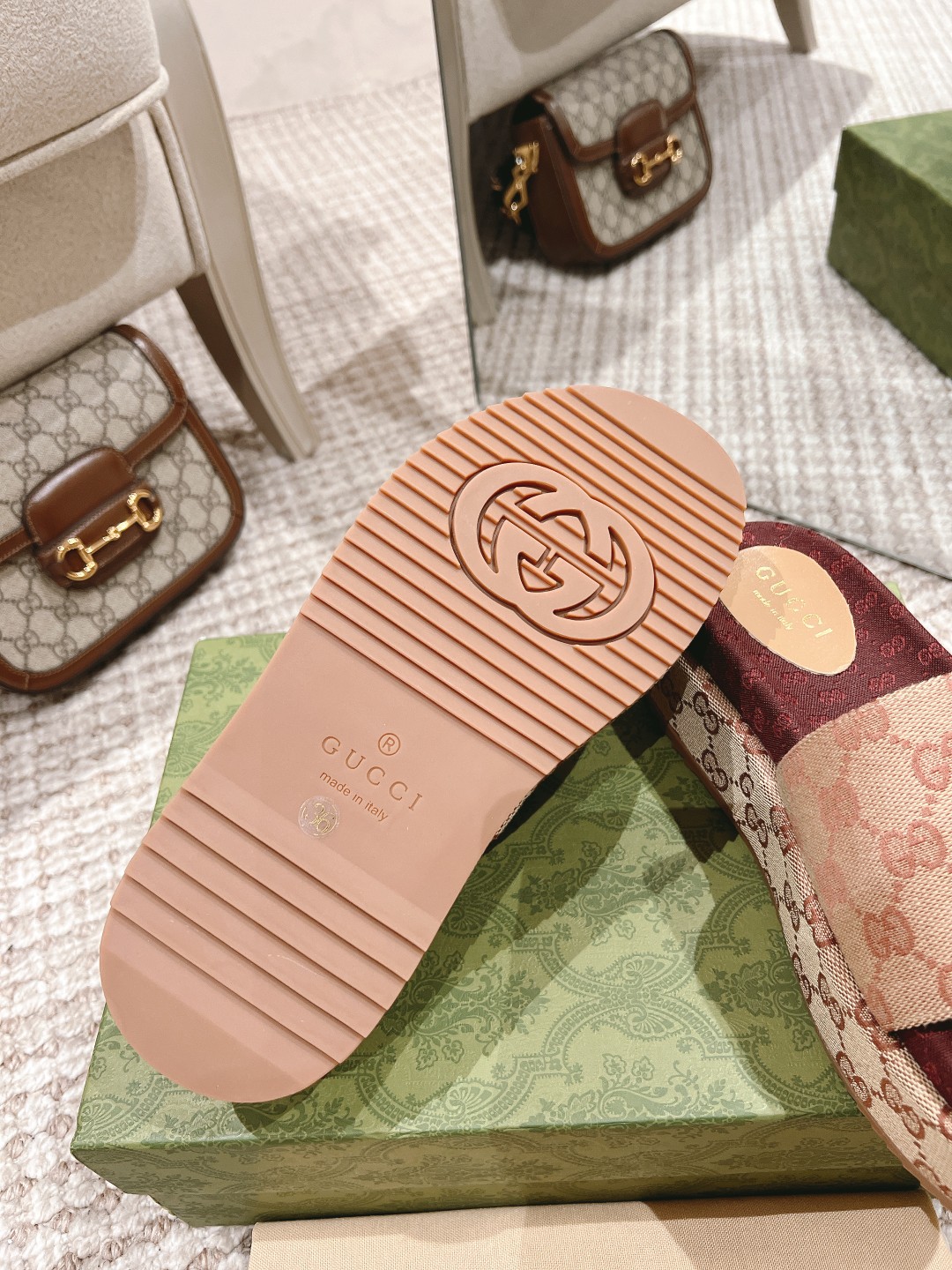 Gucci slipper 6 centimeters high