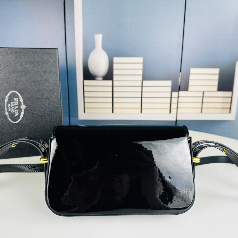 Prada soft calf crossbody bag