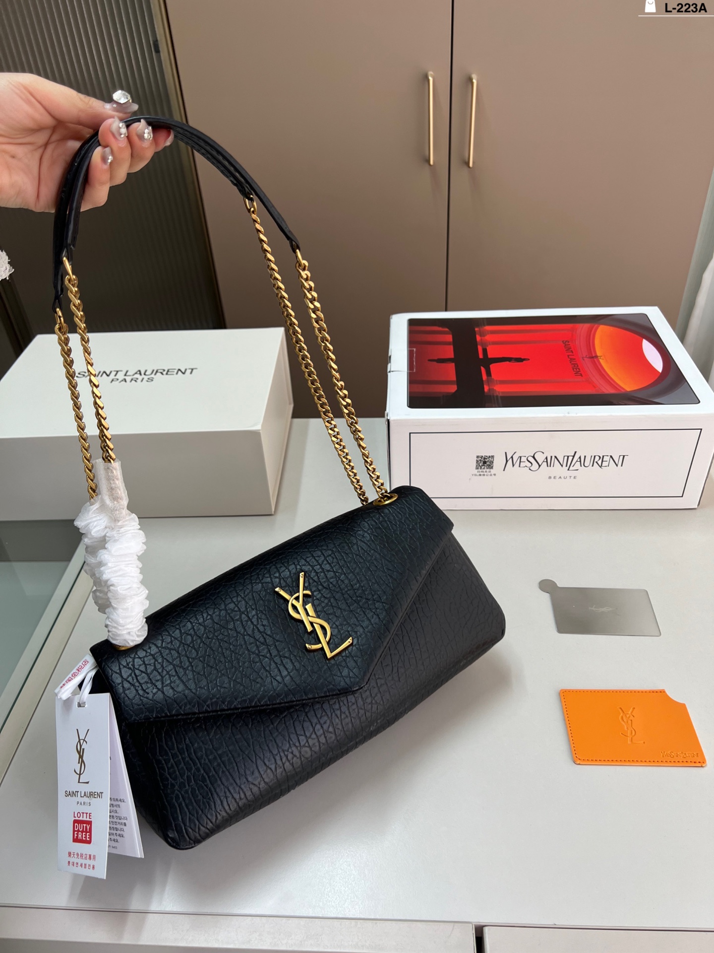 YSL calypso armpit bag