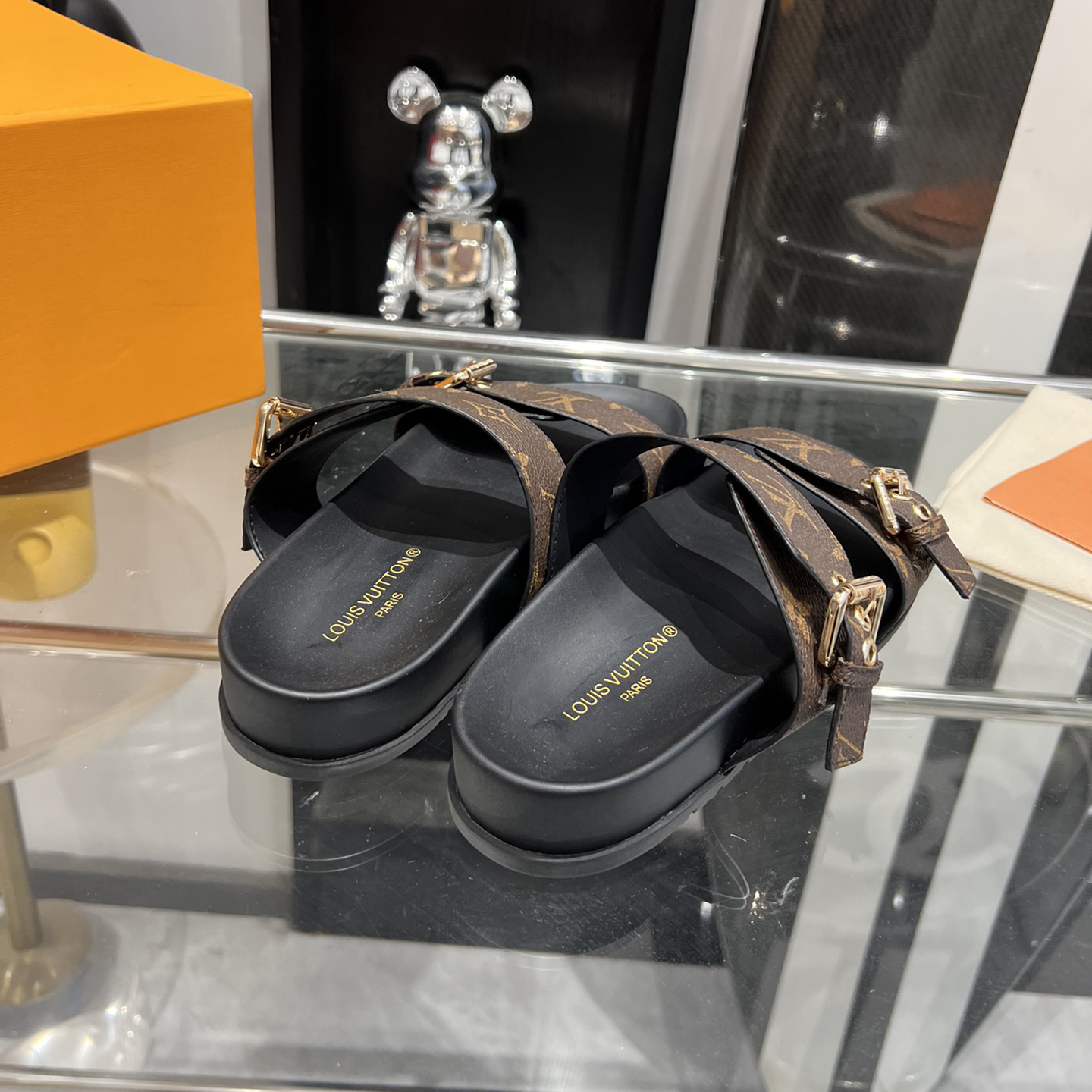 LV 24ss High Original unisex slippers