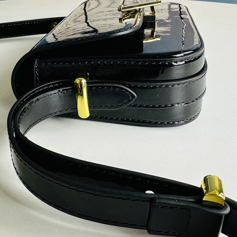 Prada soft calf crossbody bag