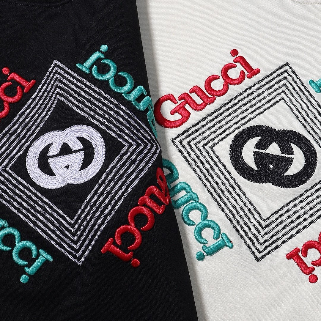 Replica GUCCI printed crew-neck hoodie