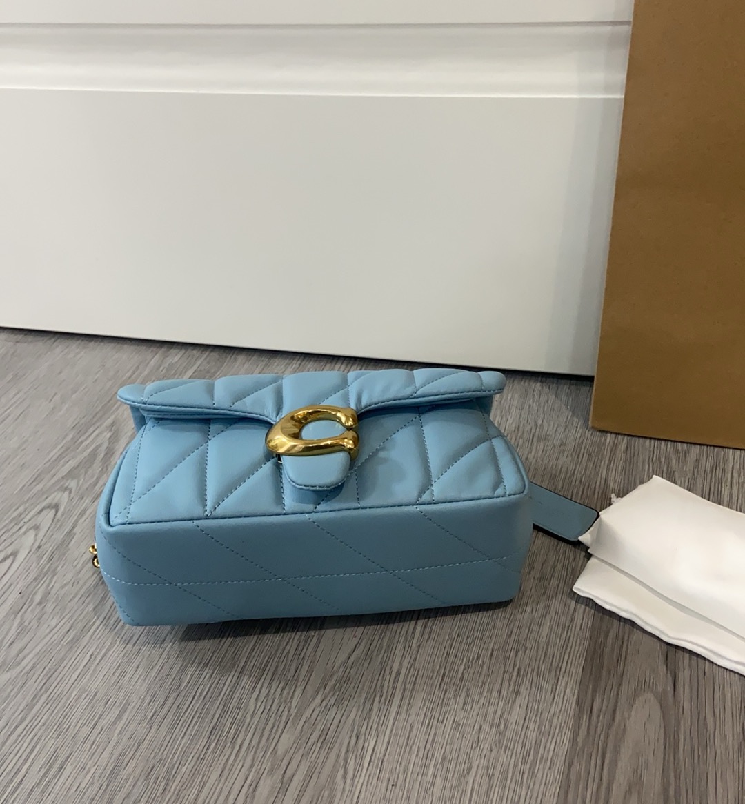 Coach quilting tabby